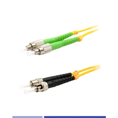 কেনা ST/UPC থেকে ST/APC সিঙ্গল মোড ফাইবার প্যাচ কর্ড ডুপ্লেক্স LSZH 3m 2.0mm উচ্চ মানের অনলাইনে উৎপাদন