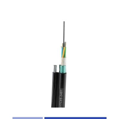 কেনা স্টিল ওয়্যার মেসেঞ্জার পিই জিওয়াইটিসি 8 এস সহ 48 কোর এয়ারিয়াল ফাইবার অপটিক ক্যাবল একক মোড 9/125um অনলাইনে উৎপাদন