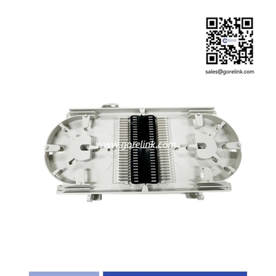 কেনা ফাইবার নেটওয়ার্ক সংগঠন এবং সুরক্ষার জন্য 48 ফাইবার স্প্লাইস ট্রে ধূসর অনলাইনে উৎপাদন