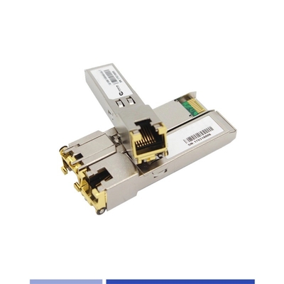 10GBASE-T 10G কপার ট্রান্সিভার RJ45 30m SFP ইথারনেট মডিউল ক্ষয় প্রতিরোধী